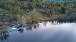 Strandområdet nedenfor hyttefeltet